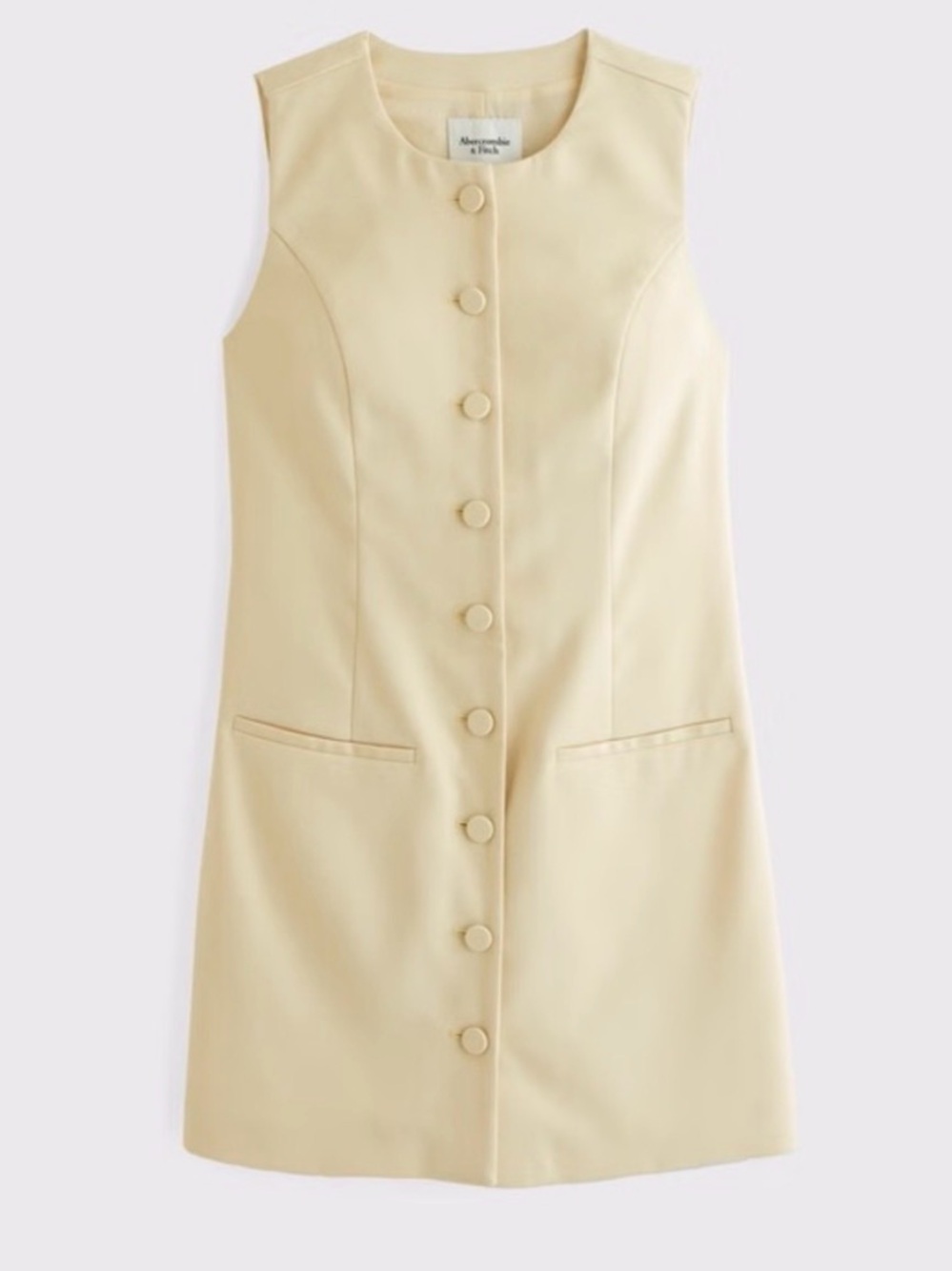 Abercrombie & Fitch Mara Shift High Neck Shift Dress